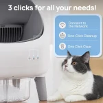 Self Cleaning Litter Box, Automatic Cat bedpan with Open-Top Design, APP Control, Dual Safety Sensors, Suitable for Multi-cat - Image 5