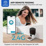 Smart Automatic Cat Feeders: WiFi Pet Feeder with APP Control for Remote Feeding, Detachable for Easy Clean, Automatic Cat Food - Image 2