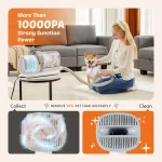 Dog Grooming Kit with Vacuum Suction, 5 in 1 Clipper Set with 2.5L Vacuum Cleaner for Shedding, Low Noise Pet Grooming Tool - Image 6