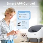 Self Cleaning Litter Box, Automatic Cat bedpan with Open-Top Design, APP Control, Dual Safety Sensors, Suitable for Multi-cat - Image 4