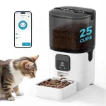 Smart Automatic Cat Feeders: WiFi Pet Feeder with APP Control for Remote Feeding, Detachable for Easy Clean, Automatic Cat Food