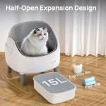 Self Cleaning Litter Box, Automatic Cat bedpan with Open-Top Design, APP Control, Dual Safety Sensors, Suitable for Multi-cat - Image 2