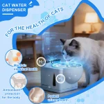Pet Hydrogen Water Dispenser Large Capacity for Cats and Small Dogs - Image 2